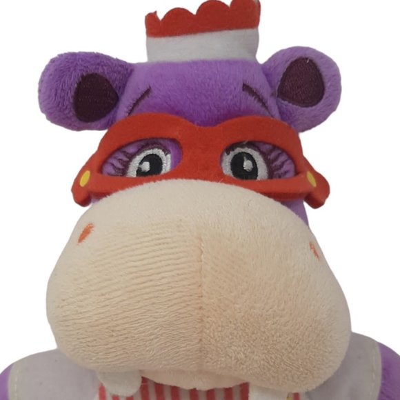 Disney Hallie Hippo Nurse Doc Mcstuffins Just Play Stuffed Animal Plush Toy 7" - Picture 2 of 6